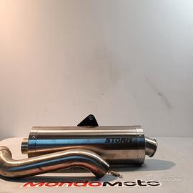 SCARICO STORM OVAL OMOLOGATO MOTO GUZZI V85 TT 201