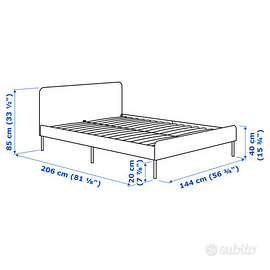 Letto e comodino Ikea
