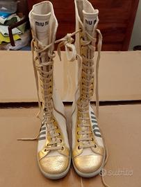 stivali Miu Miu come nuovi misura 38