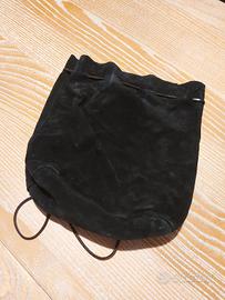 zaino in pelle scamosciata