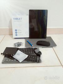 Tablet con accessori