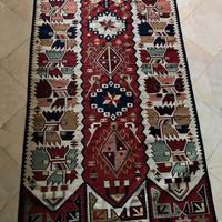 2 Tappeti Kilim fatti a mano 180x100 e 85x72 cm