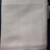 pezzatura di organza bianca 