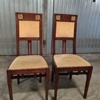 Coppia sedie in dtile