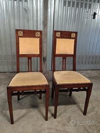 Coppia sedie in dtile