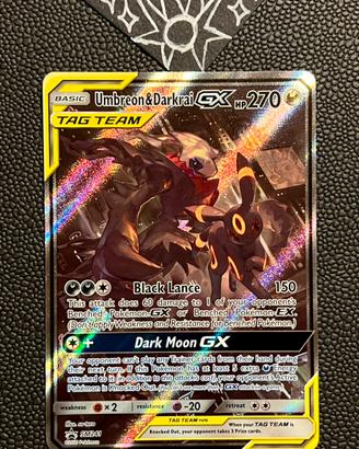 Umbreon & Darkrai GX Tag Team Holo Near Mint Eng