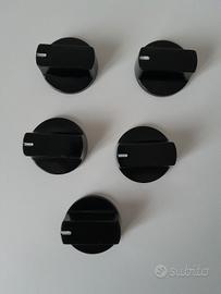 5 Manopole Piano Cottura 6mm Attacco D