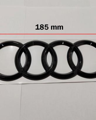 stemma audi posteriore 185 mm logo fregio 185mm