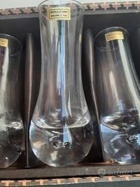 Bicchieri vintage in cristallo al piombo