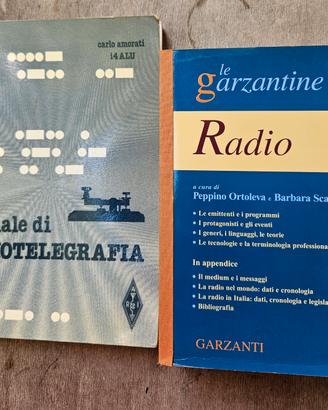 2 libri su radio e telegrafia