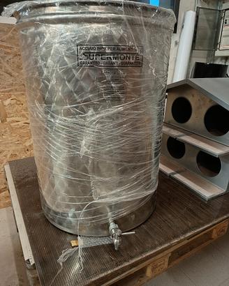 fusto inox per alimenti 150 litri 