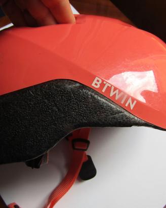 casco bici btwin 53-56  per bambini