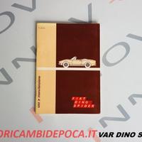 Libretto Uso e Manutenzione-Fiat Dino Spider