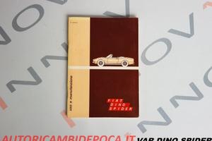 Libretto Uso e Manutenzione-Fiat Dino Spider