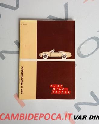 Libretto Uso e Manutenzione-Fiat Dino Spider