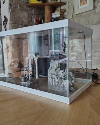 Acquario 54l per pesci con accessori