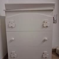 fasciatoio bagnetto dudu bianco 