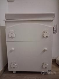 fasciatoio bagnetto dudu bianco 