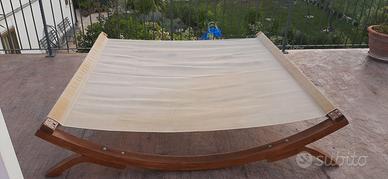 Sdraio matrimoniale da terrazzo o giardino