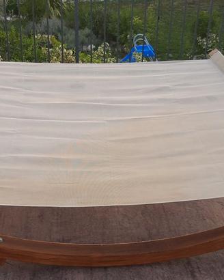 Sdraio matrimoniale da terrazzo o giardino