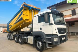 MAN TGS 33.460 CON SEMIRIMORCHIO RIBALTABILE ANNO 