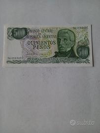 Banconota Argentina 500 Pesos