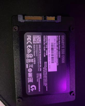 SSD gygabite 120 gb