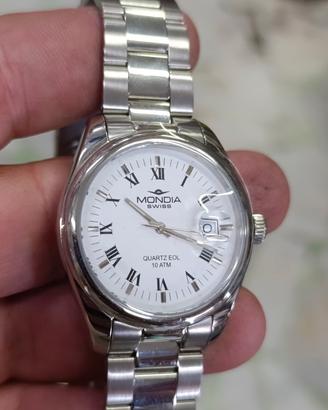 orologio mondia Swiss quarzo nuovo completo 