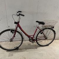 Bicicletta da donna con cestino da 28 pollici