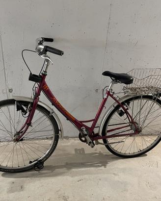 Bicicletta da donna con cestino da 28 pollici