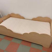 Lettino Montessori Bambini in Legno Naturale