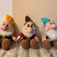 Peluche sette nani  brontolo gongolo pisolo