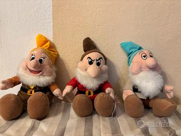 Peluche sette nani  brontolo gongolo pisolo