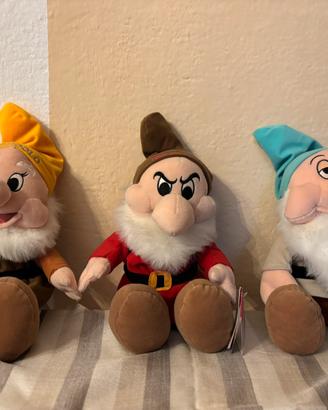 Peluche sette nani  brontolo gongolo pisolo