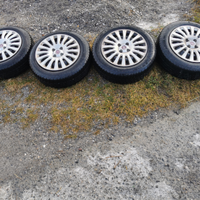 Ruote complete cerchi in ferro Fiat Punto Evo
