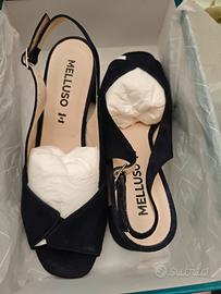 scarpe Melluso Blu 