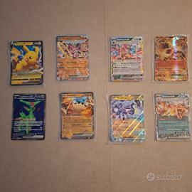 Lotto 8 Carte Pokémon Ultra Rare ex / V – Charizar