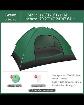 tenda da campeggio 