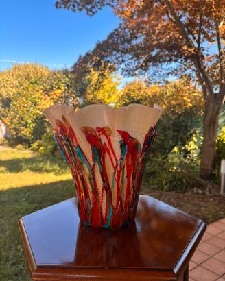 Vaso Artistico in Vetro di Murano