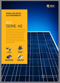 4.250 Pannelli FV REC 235W testati e funzionanti