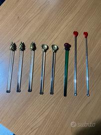 Bastoncini per cocktail in vetro