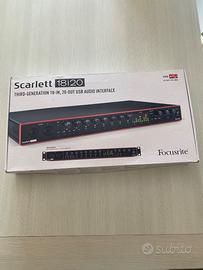 Scheda grafica scarlett focusrite 18i20 3th gen