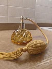 Porta profumo in vetro di Boemia vintage