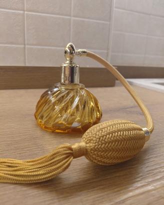 Porta profumo in vetro di Boemia vintage
