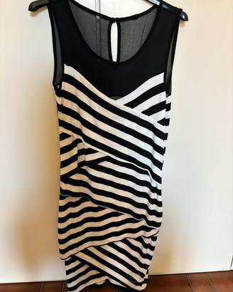 Tubino nero e bianco Desigual