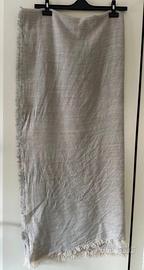 Scarf sciarpa beige grande