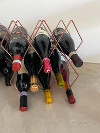 Cantine vino design colore rame 8 posti
