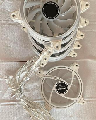 6 Ventole ARGB PC Bianche EZDIY-FAB Moonlight