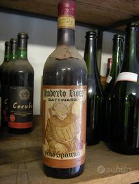 Bottiglia di vino spanna del 1961