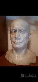 statua Mussolini marmo fascista Duce scultura  